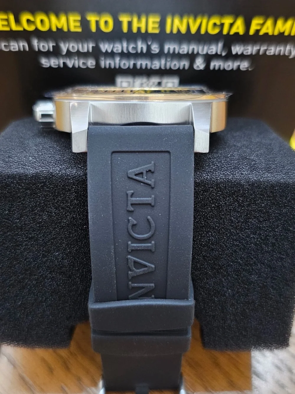 Invicta Specialty Compass Black Dial Stainless Steel Watch